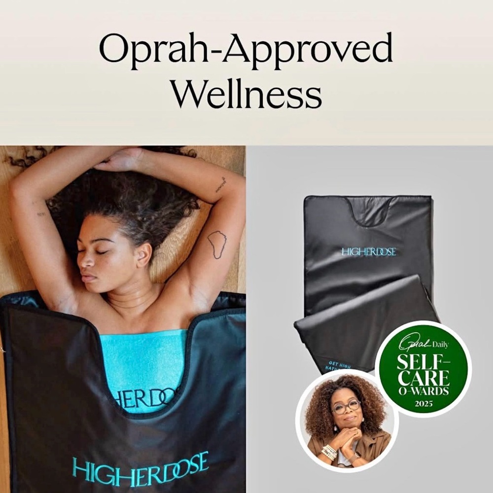 HigherDOSE Black Wellness infrared sauna Blanket